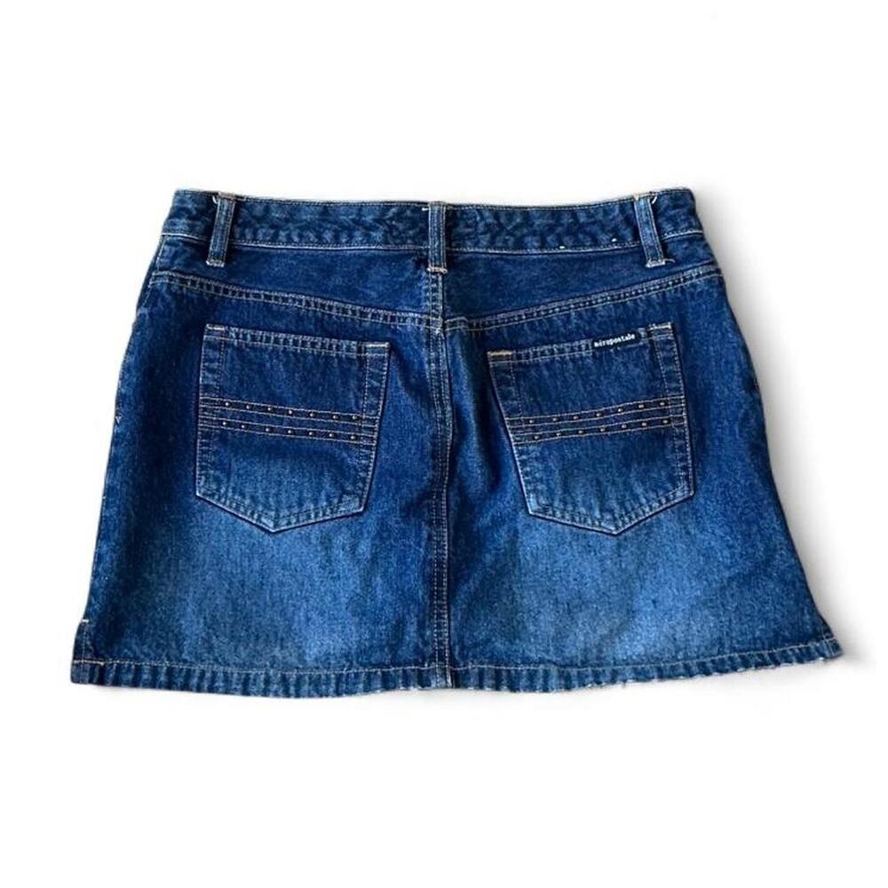 Vintage Aeropostale Dark Wash Mini Skirt – Size 5/6